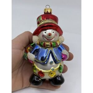 Multicolor 5" ROBERT STANLEY Snowman Ornament Figurine  Read*